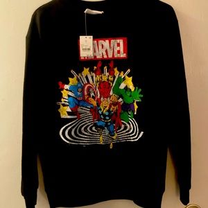 Brand new marvel sweatshirt with tags